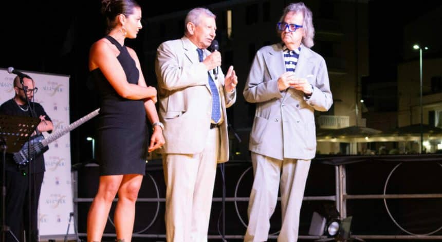 Palco del festival dell’argentario 2026 allestito in piazzale dei rioni a porto santo stefano
