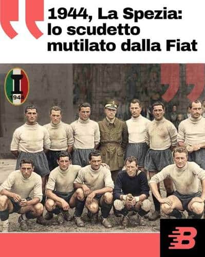 Accadde oggi 16 luglio 1944 la squadra del 42º corpo dei vigili del fuoco di la spezia batterono il grande torino per 2-1
