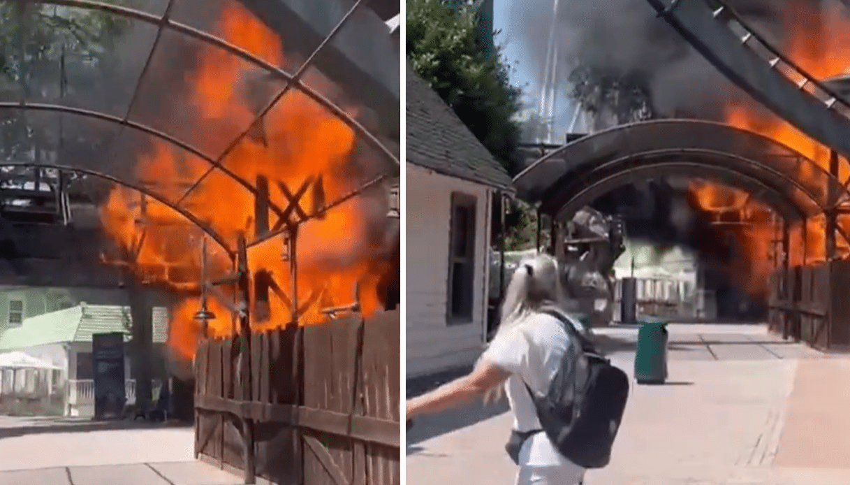 Incendio a gardaland, il parco resta aperto ma raptor è fermo