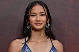 Kaylee hottle nel ruolo di jia nel film godzilla x kong the new empire