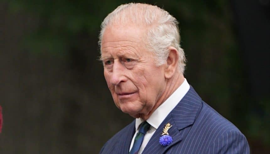 Re carlo e il principe harry durante un evento pubblico della famiglia reale britannica