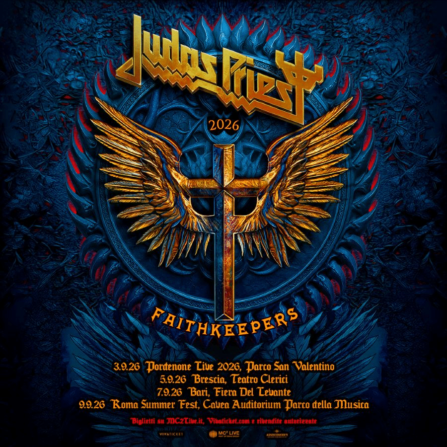 Judas priest in italia 2026: guida alle quattro date, orari e scaletta
