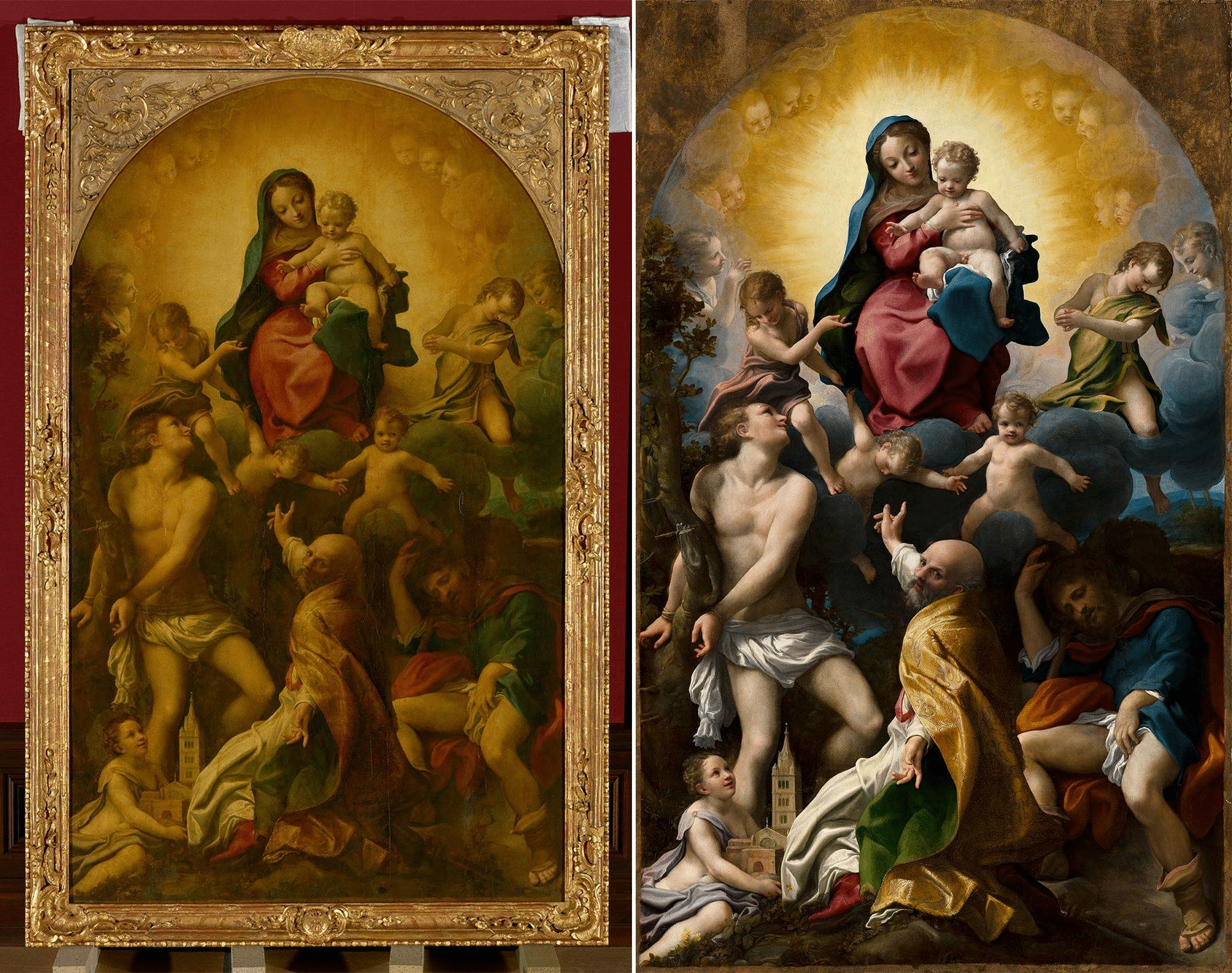 Madonna di san sebastiano di correggio: cosa ha scoperto il restauro e perché l’opera era danneggiata