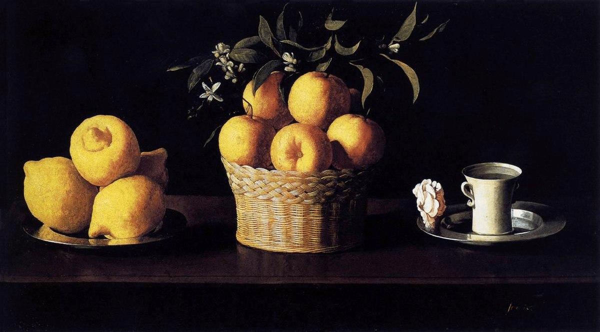 Natura morta con limoni, arance e una rosa di zurbarán: cosa significano i frutti e perché il quadro parla della vergine