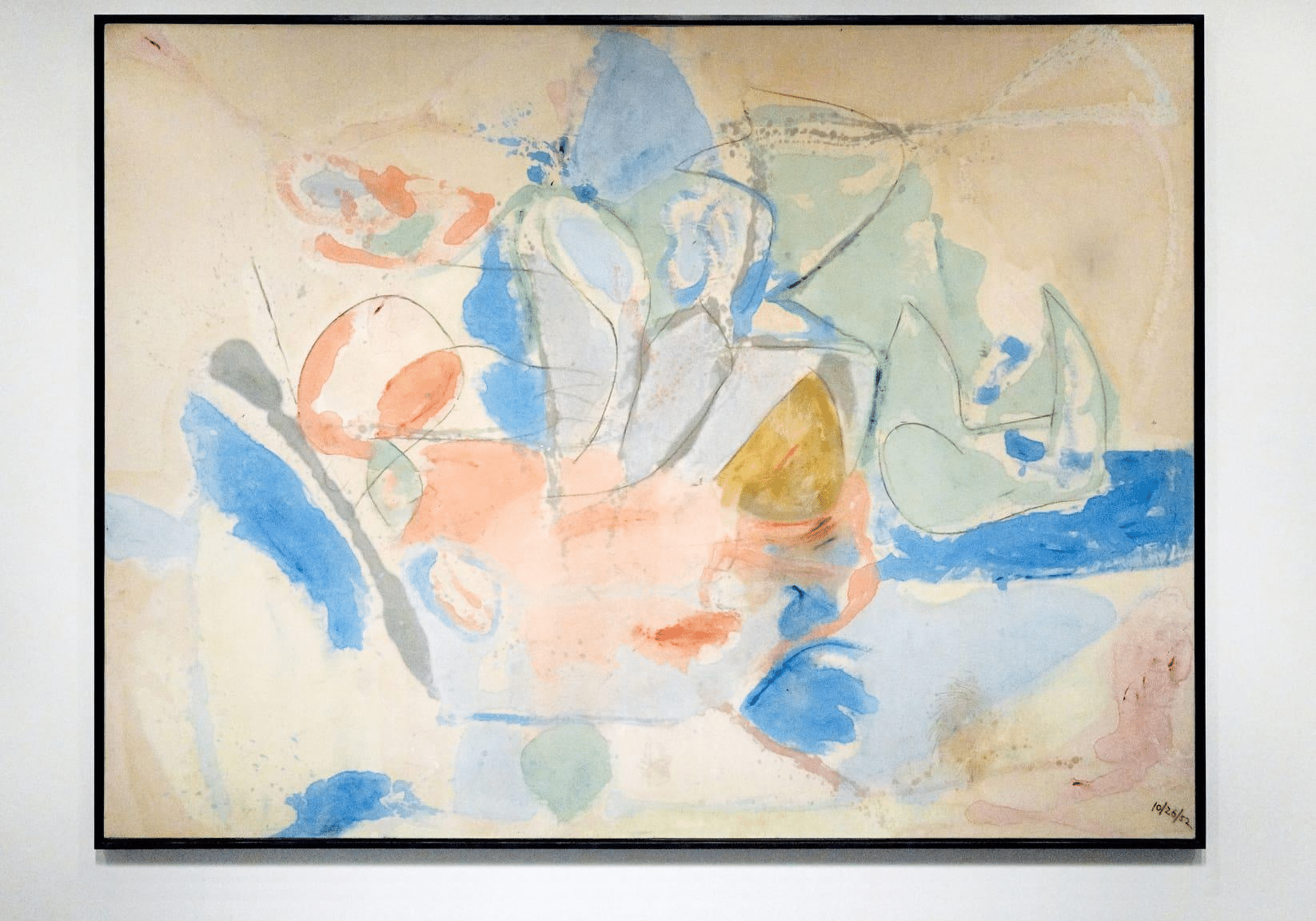 Perché helen frankenthaler dipingeva su tela non preparata? Come funziona la tecnica soak-stain