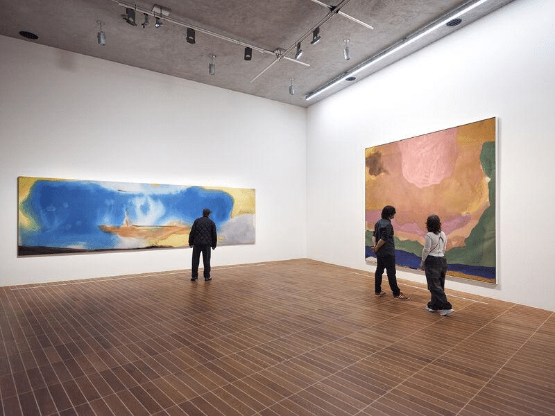 Perché helen frankenthaler dipingeva su tela non preparata? Come funziona la tecnica soak-stain