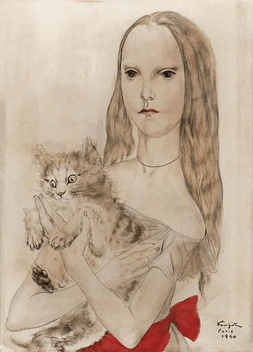 Perché i dipinti di foujita sembrano di porcellana? Il segreto del suo bianco latte