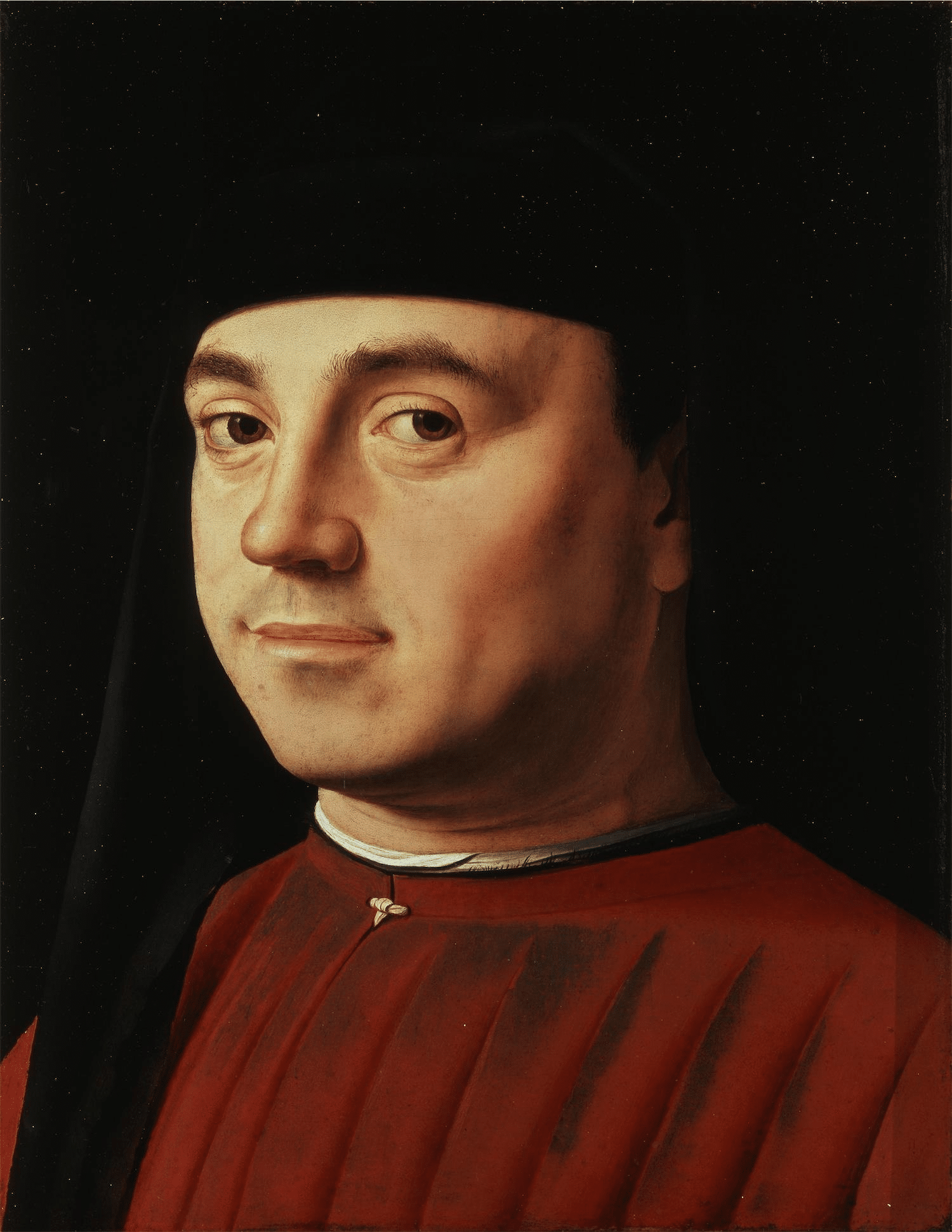 Perché i ritratti di antonello da messina ci guardano? Sguardo, posa e sfondo scuro Perché i ritratti di antonello da messina ci guardano? Sguardo, posa e sfondo scuro
