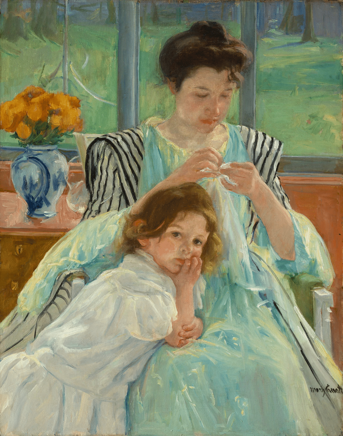Perché mary cassatt dipingeva madri e bambini se non ebbe figli?