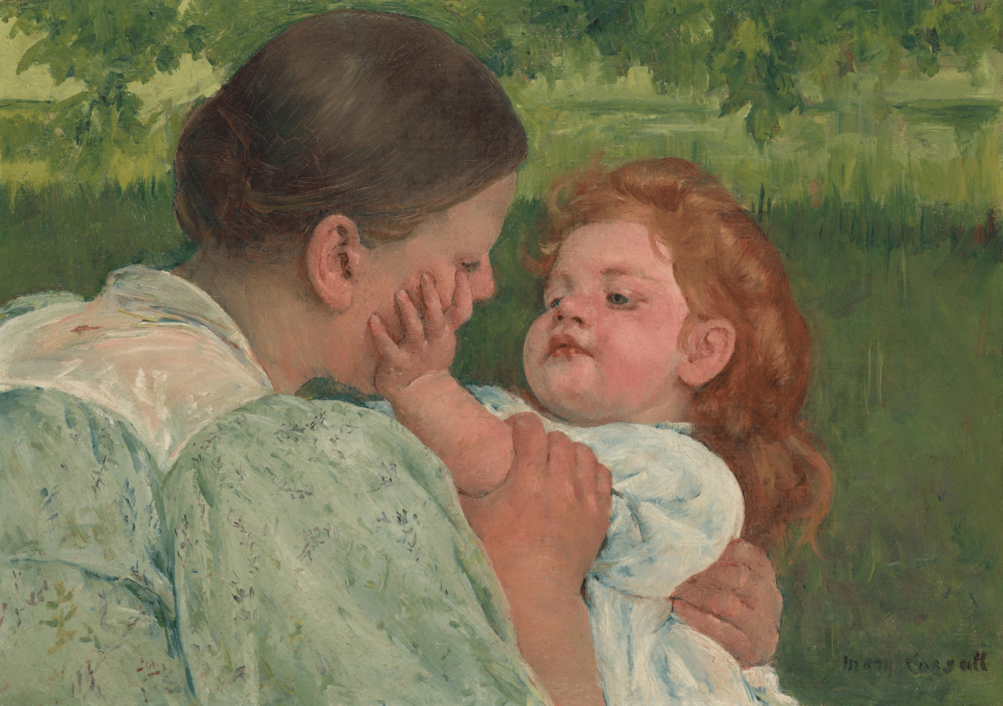 Perché mary cassatt dipingeva madri e bambini se non ebbe figli?