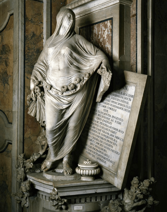 Pudicizia della cappella sansevero: significato del velo e simboli