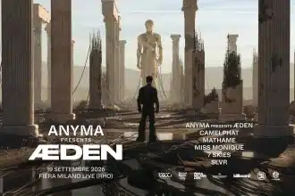 Anyma æden milano 19 settembre 2026 a fiera milano live