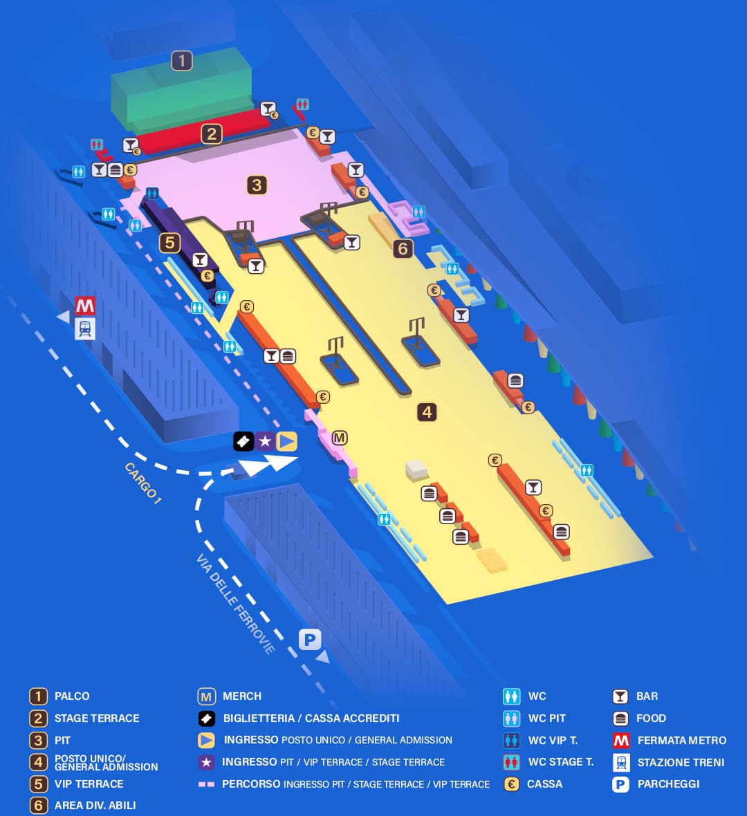 Mappa ufficiale fiera milano live per anyma il 19 settembre 2026