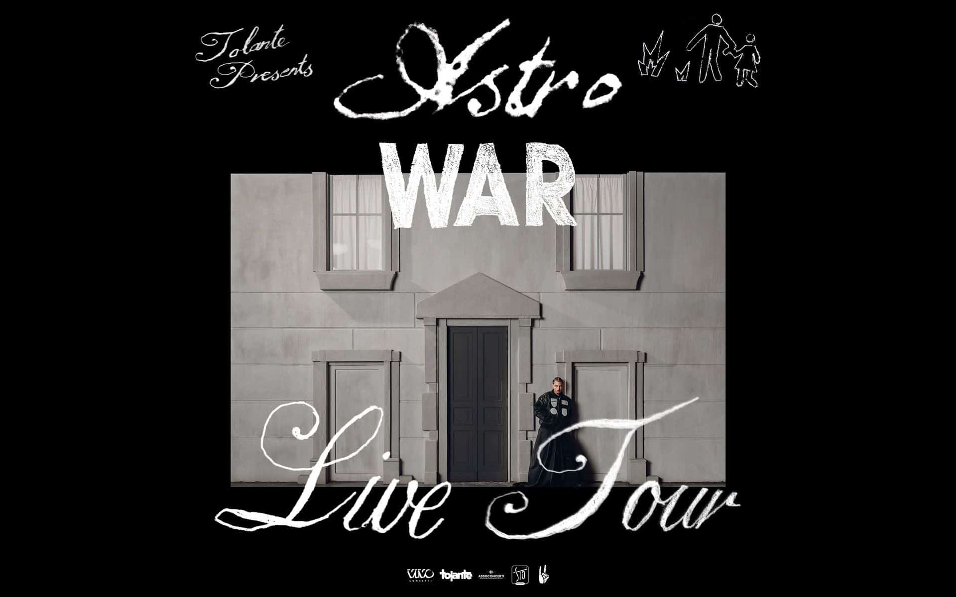 Astro a padova il 7 ottobre 2026: orari, biglietti e hall Astro nel materiale ufficiale del war live tour 2026
