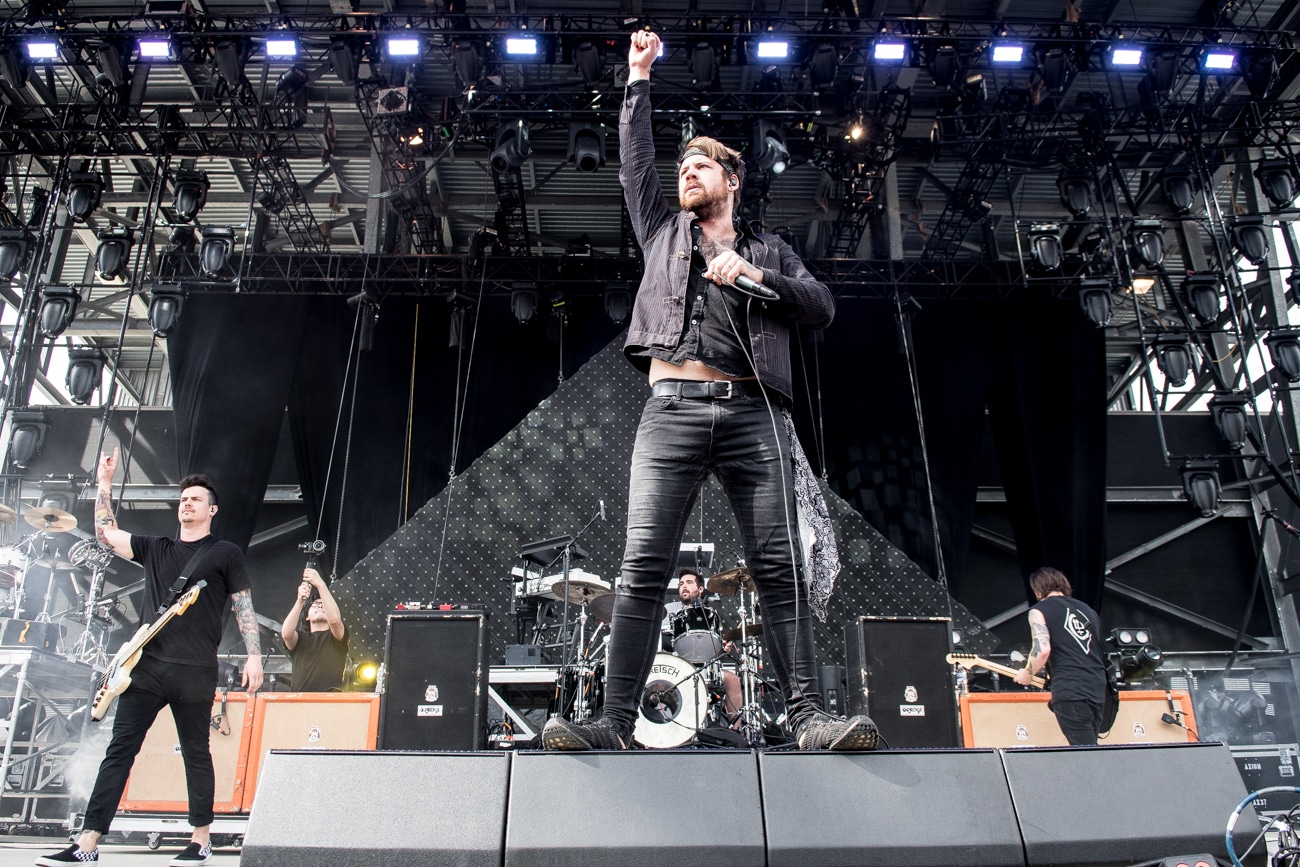 Beartooth in concerto al sonic temple 2019
