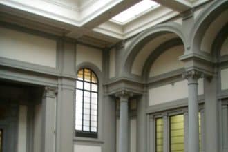 Sala di lettura della biblioteca nazionale centrale di firenze