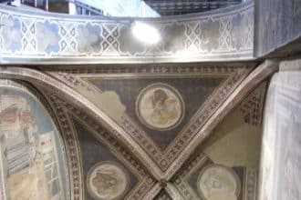Cappella bardi di santa croce a firenze con gli affreschi di giotto