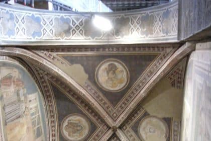 Cappella bardi di santa croce a firenze con gli affreschi di giotto
