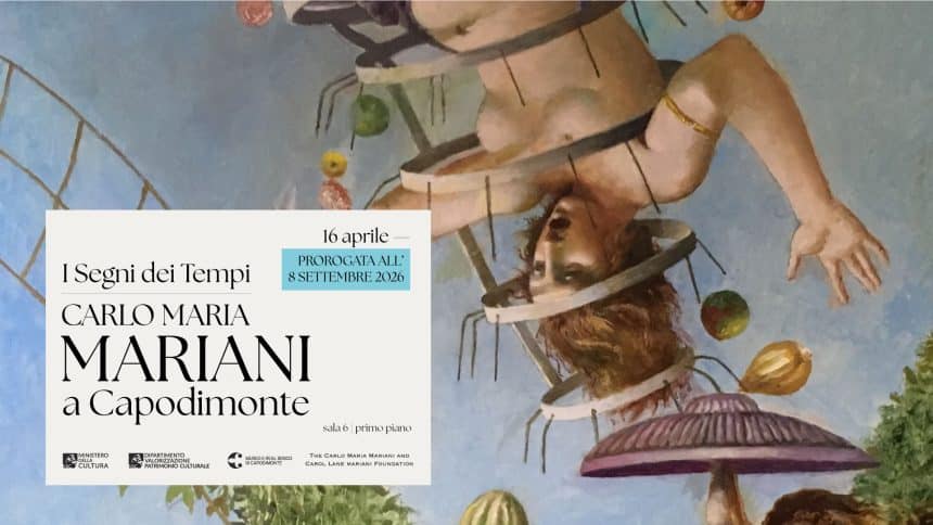 Carlo maria mariani a capodimonte, mostra i segni dei tempi fino all'8 settembre 2026