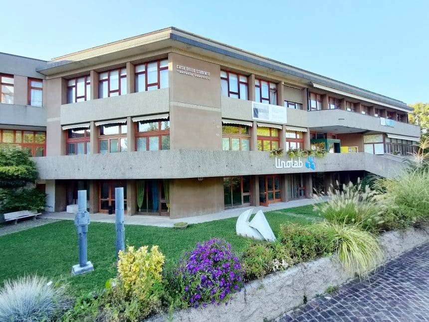 Casa zanussi a pordenone, sede della galleria sagittaria