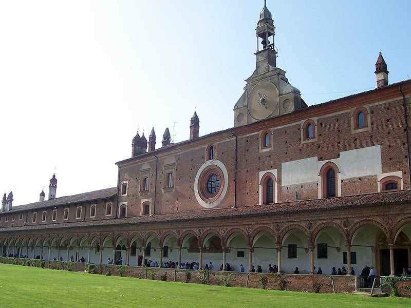 Chiostro grande della certosa di pavia