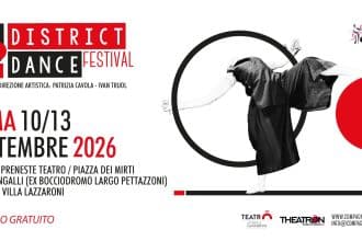 District dance festival 2026 a roma dal 10 al 13 settembre