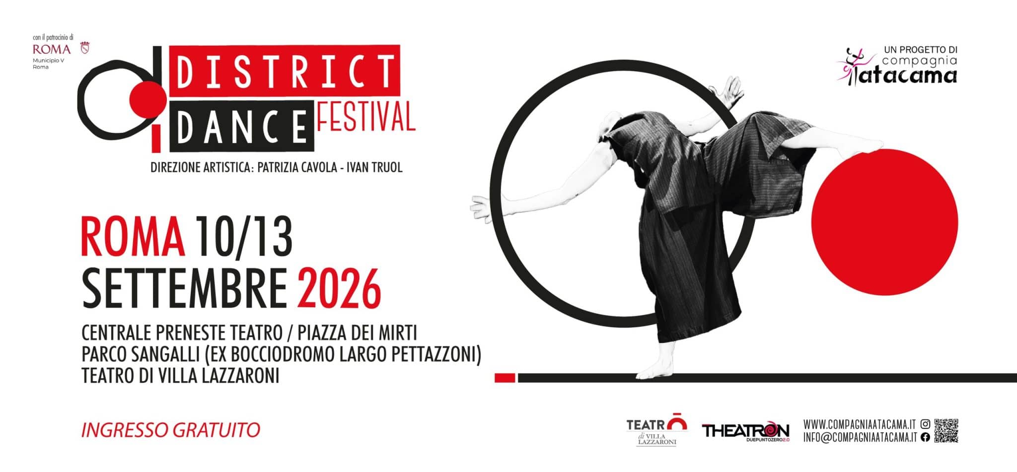 District dance festival 2026 a roma dal 10 al 13 settembre