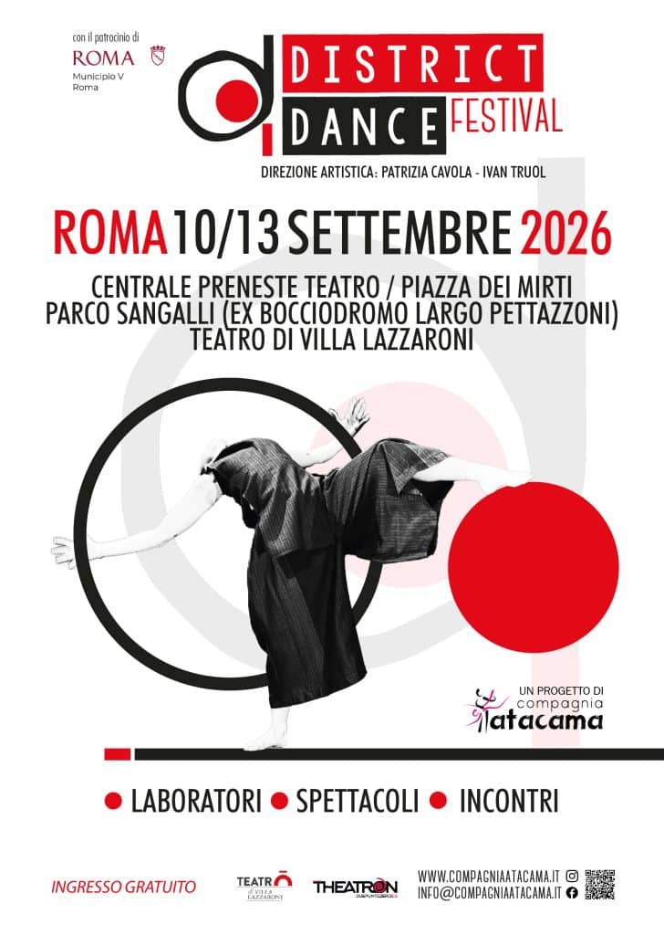 Locandina district dance festival 2026 a roma