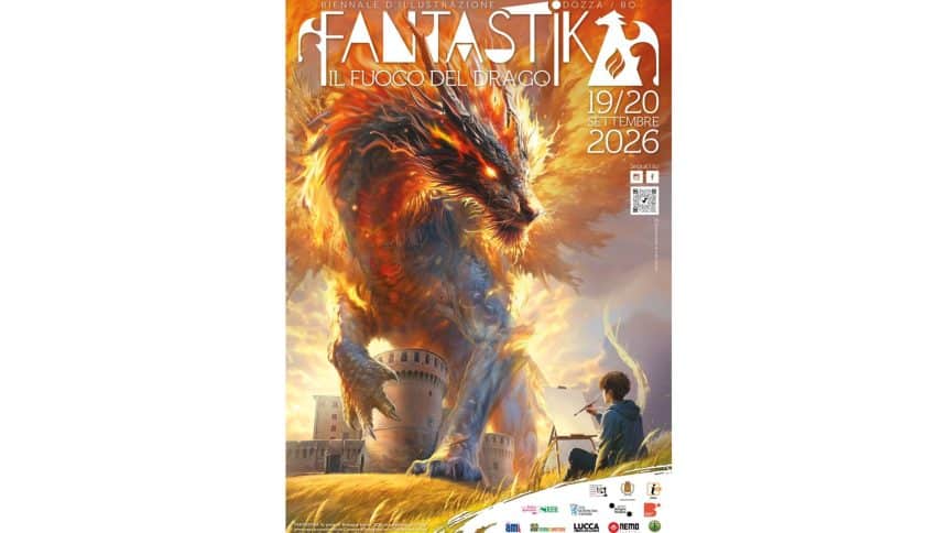 Fantastika dozza 2026 il fuoco del drago, locandina ufficiale