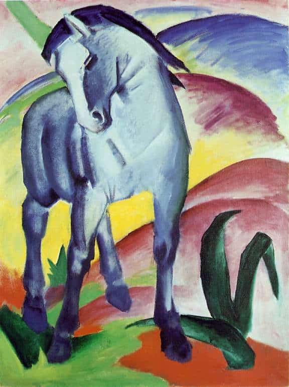 Franz marc, blue horse i, 1911