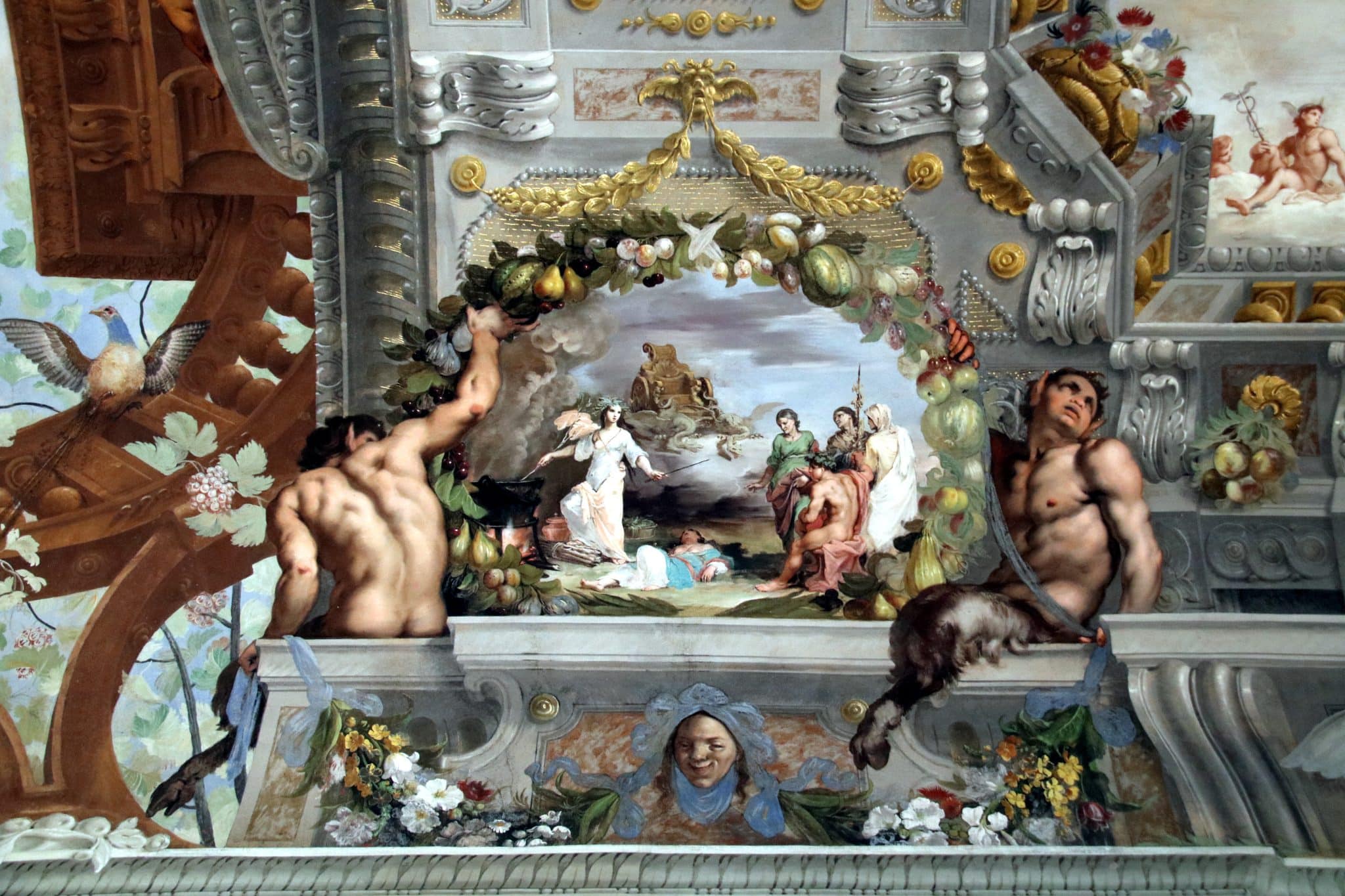 Galleria di bacco del palazzo ducale di sassuolo, parte del percorso della mostra di pino deodato