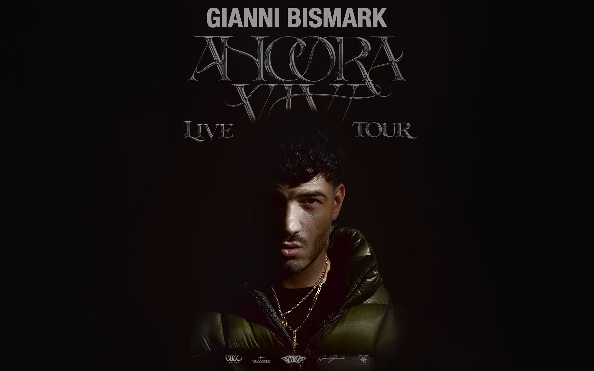 Gianni bismark roma 2026, immagine ufficiale del live