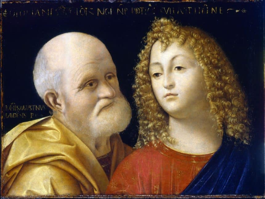 Doppio ritratto di giovanni agostino da lodi