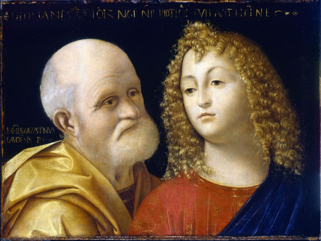 Doppio ritratto di giovanni agostino da lodi