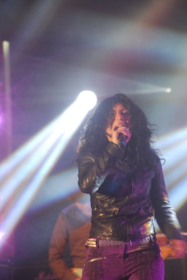 Giusy ferreri durante un concerto