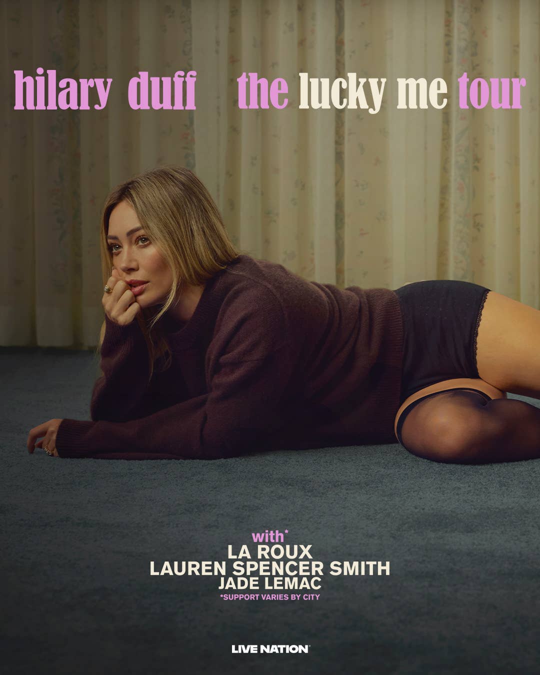 Hilary duff live a milano il 10 maggio 2027