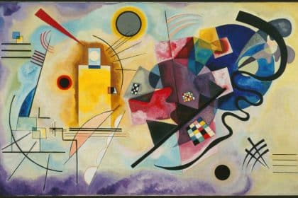 Vasilij kandinskij, giallo rosso blu, 1925