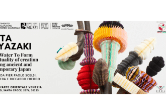 Keita miyazaki a venezia, mostra from water to form al museo d'arte orientale