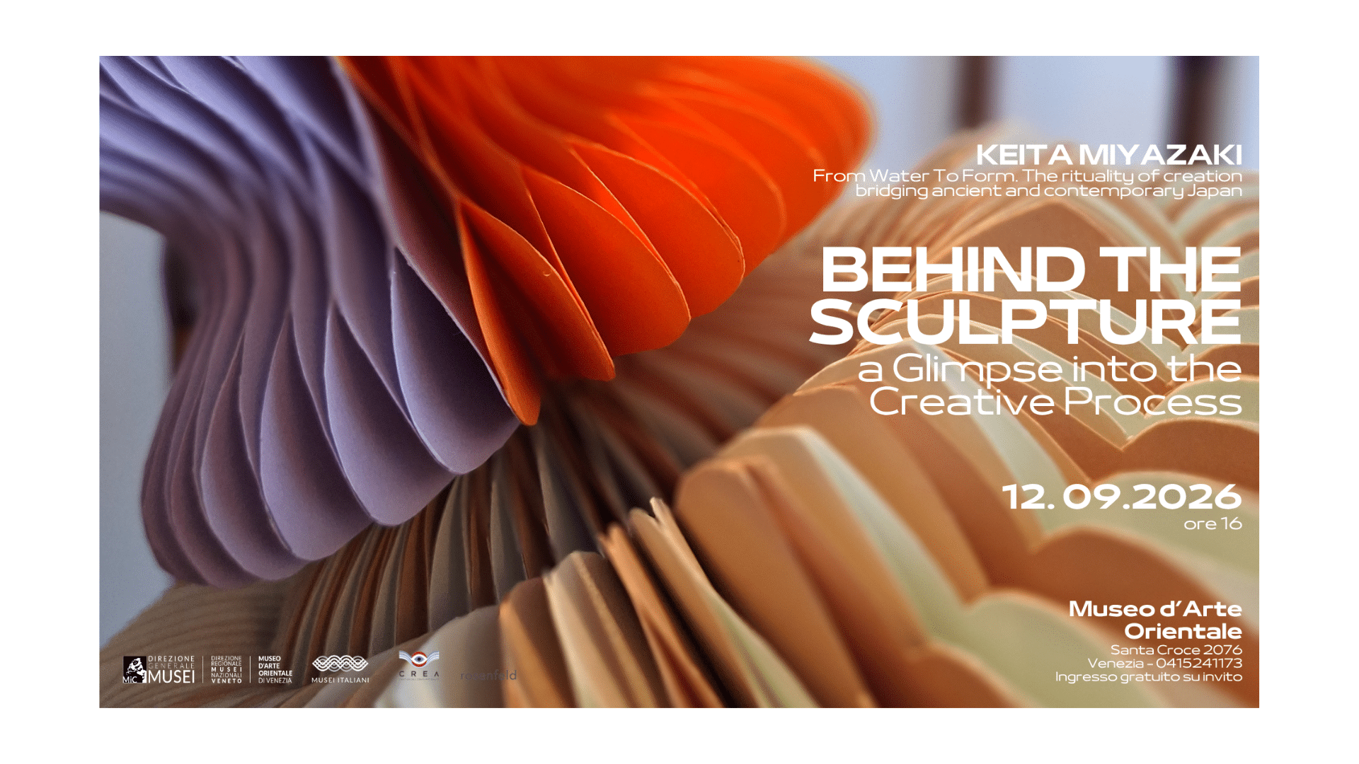 Keita miyazaki, workshop del finissage a venezia il 12 settembre 2026