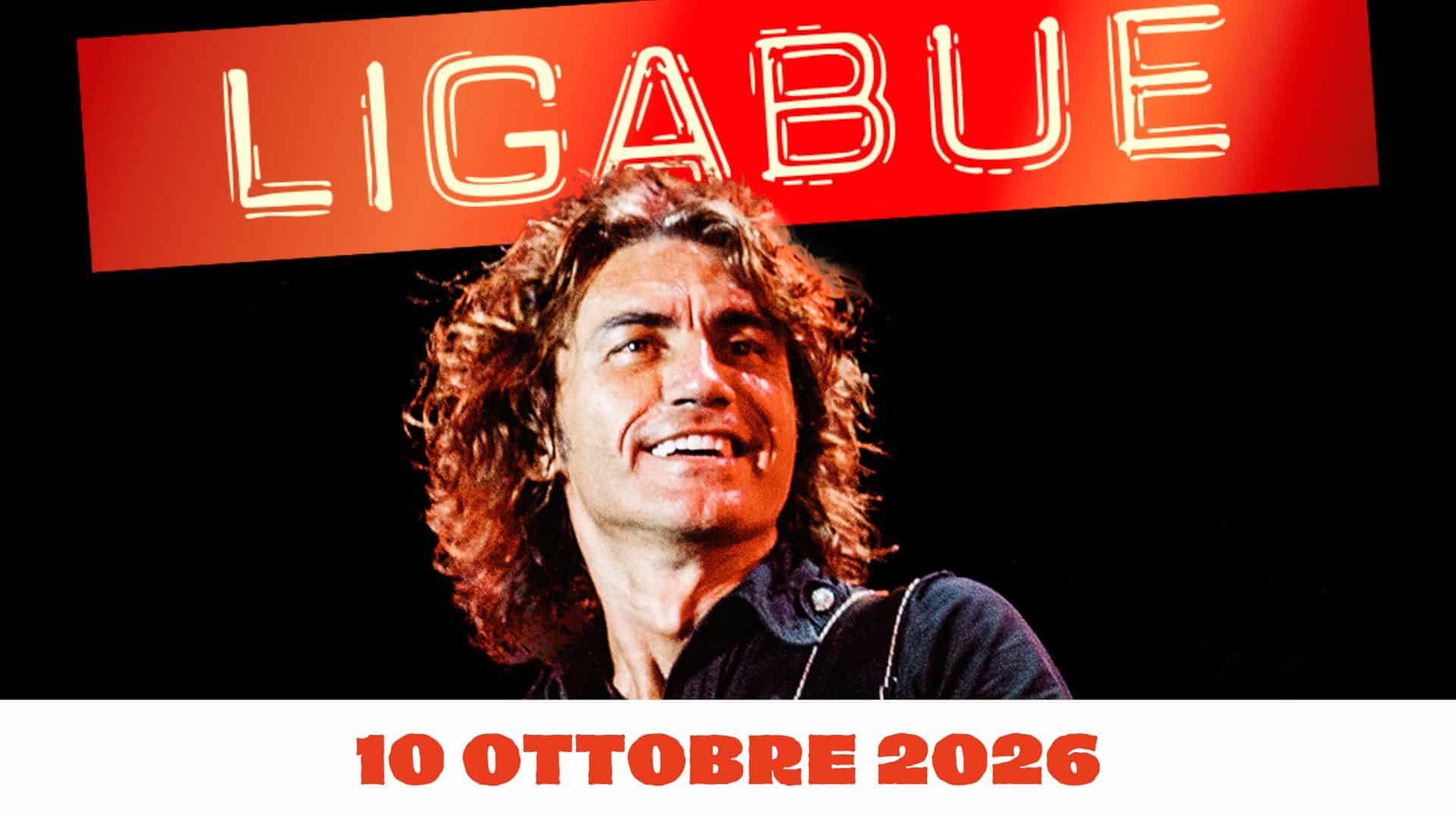 Ligabue a bologna il 10 ottobre 2026 all'unipol arena