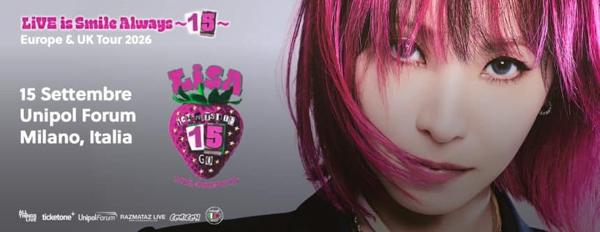 Lisa a milano il 15 settembre 2026 all'unipol forum