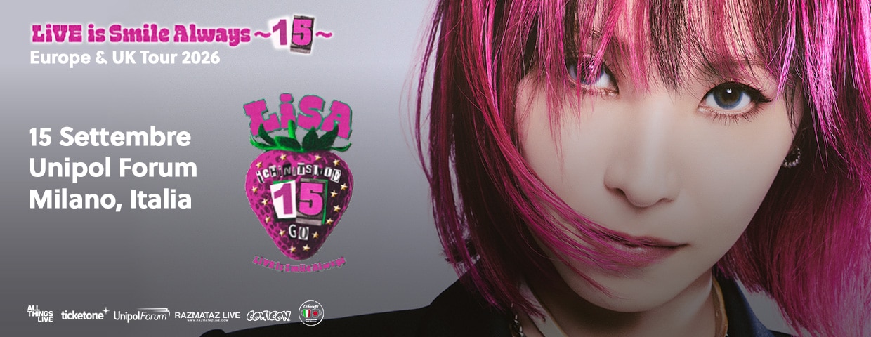 Lisa a milano il 15 settembre 2026 all'unipol forum