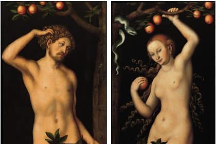 Adamo ed eva di lucas cranach il vecchio, dittico del 1530 al norton simon museum