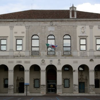 Facciata del museo archeologico nazionale di cividale del friuli
