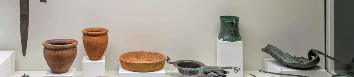 Reperti esposti nelle sale del museo archeologico nazionale di verona