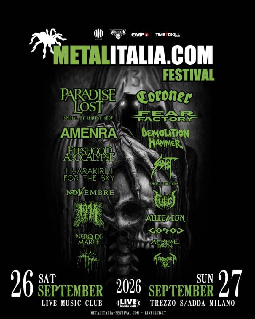 Metalitalia festival 2026 al live club di trezzo sull'adda