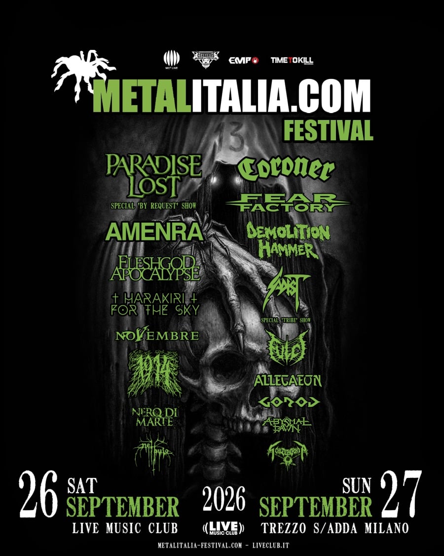 Metalitalia festival 2026 al live club di trezzo sull'adda
