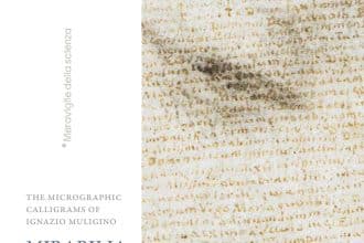 Mirabilia graphica al museo galileo, dettaglio di scrittura micrografica di ignazio muligino