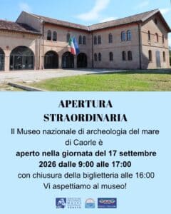 Museo nazionale di archeologia del mare di caorle
