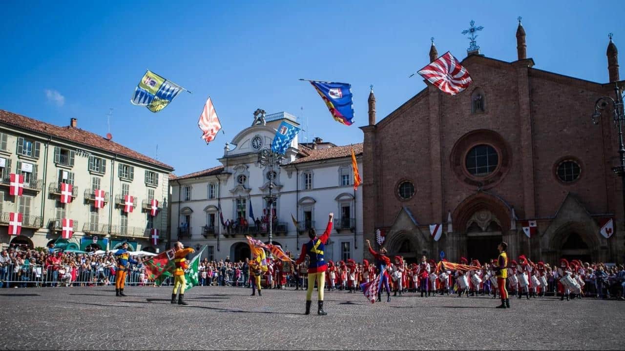 Corteo storico del palio di asti